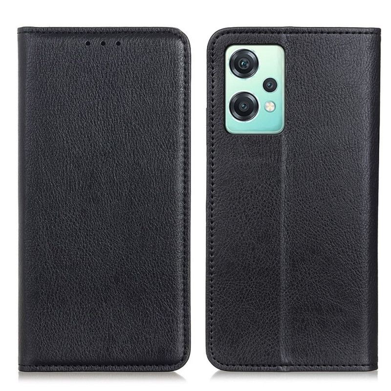 Capa De Celular Para OnePlus Nord CE 2 Lite 5G Flip Couro Rachado De Lichia