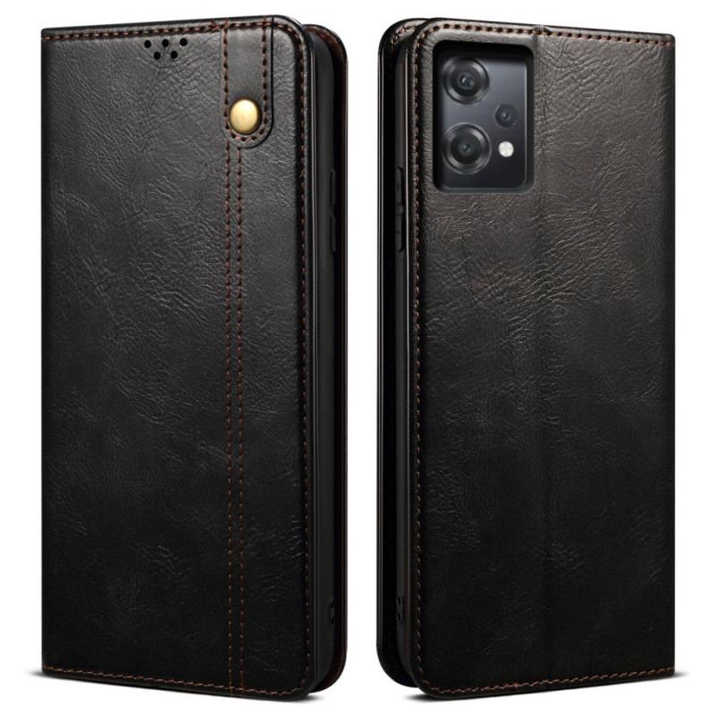 Capa De Celular Para OnePlus Nord CE 2 Lite 5G Flip Couro Sintético Encerado