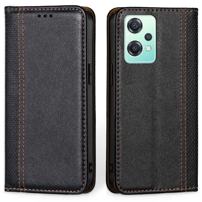 Capa De Couro Para OnePlus Nord CE 2 Lite 5G Estilo Vintage