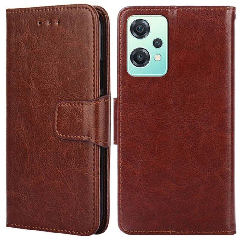 Capa De Couro Para OnePlus Nord CE 2 Lite 5G Couro Falso Vintage