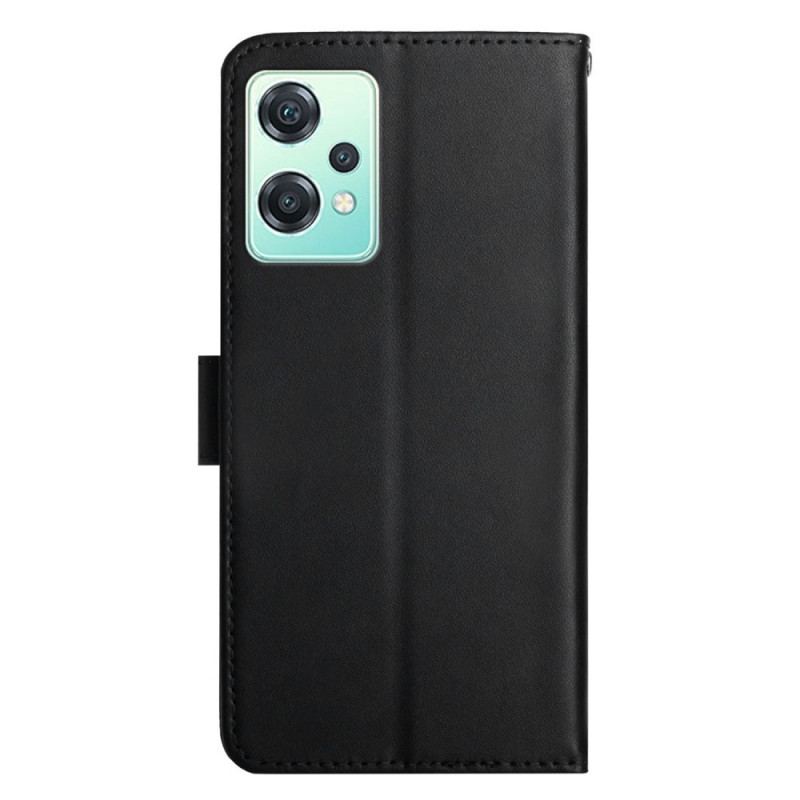 Capa De Couro Para OnePlus Nord CE 2 Lite 5G Couro Napa