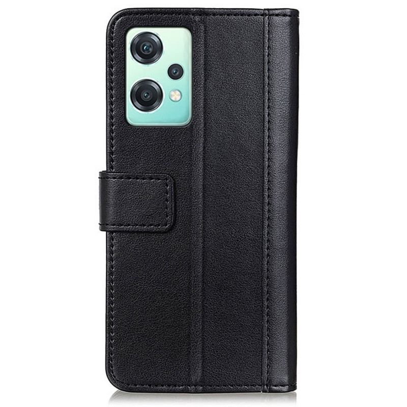 Capa Em Pele Para OnePlus Nord CE 2 Lite 5G Estilo De Couro