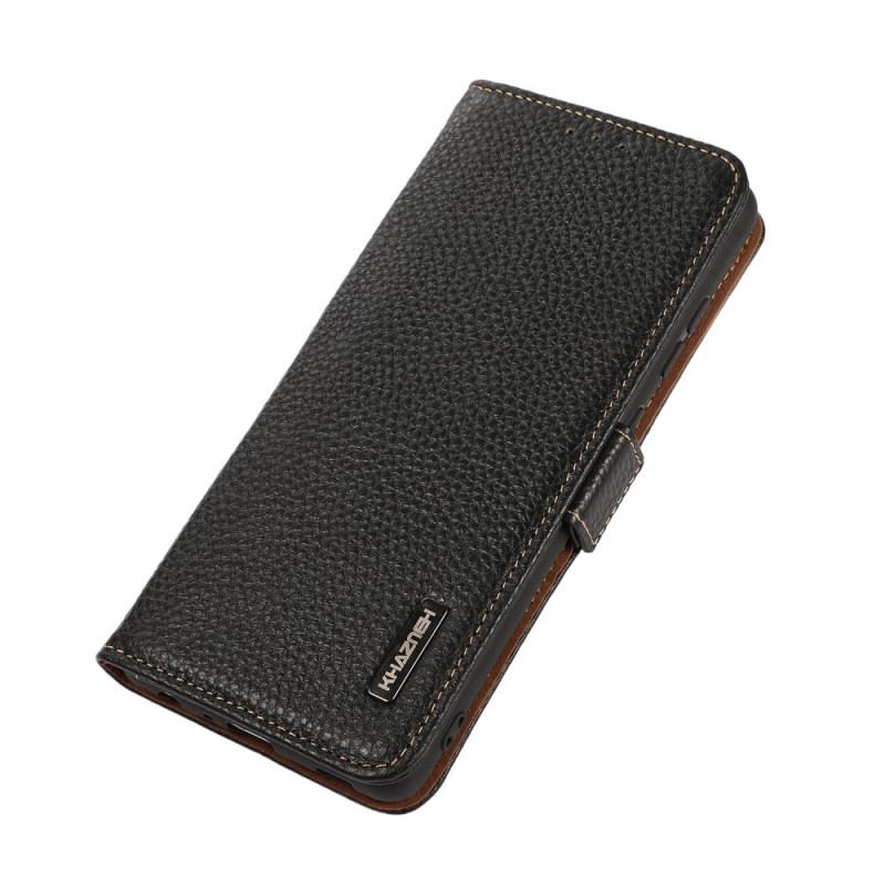 Capa Flip Para OnePlus Nord CE 2 Lite 5G Couro De Lichia Khazneh Rfid