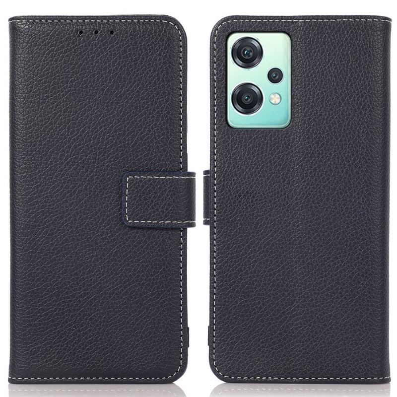 Capa Flip Para OnePlus Nord CE 2 Lite 5G Efeito Couro E Costuras