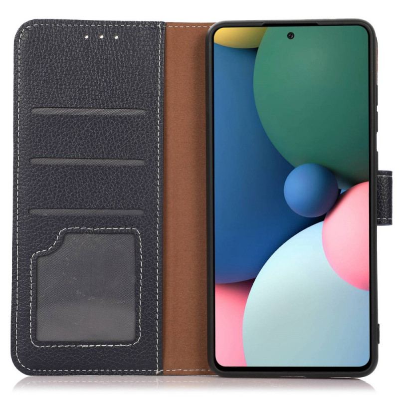 Capa Flip Para OnePlus Nord CE 2 Lite 5G Efeito Couro E Costuras