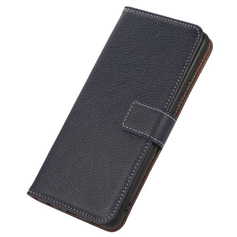 Capa Flip Para OnePlus Nord CE 2 Lite 5G Efeito Couro E Costuras