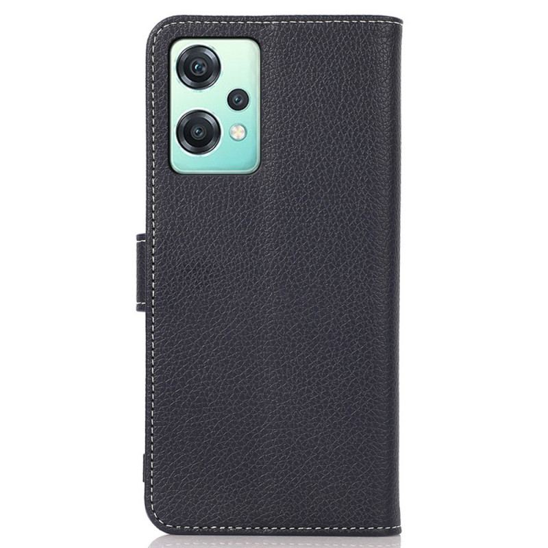 Capa Flip Para OnePlus Nord CE 2 Lite 5G Efeito Couro E Costuras