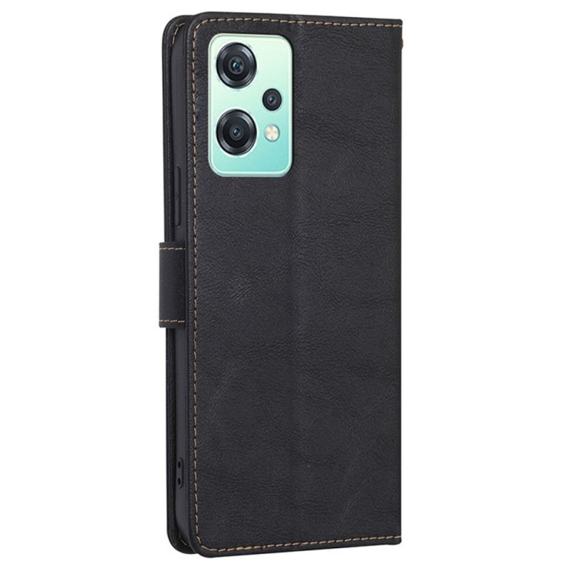 Capa Flip Para OnePlus Nord CE 2 Lite 5G Estilo Couro Rfid