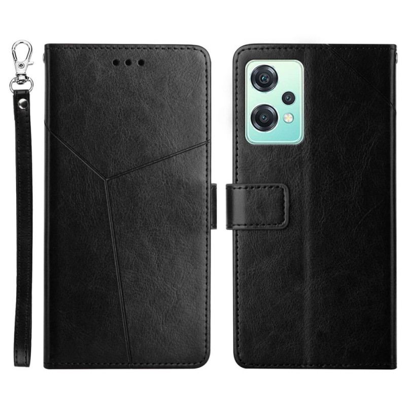 Capa Flip Para OnePlus Nord CE 2 Lite 5G Estilo Couro Y Design