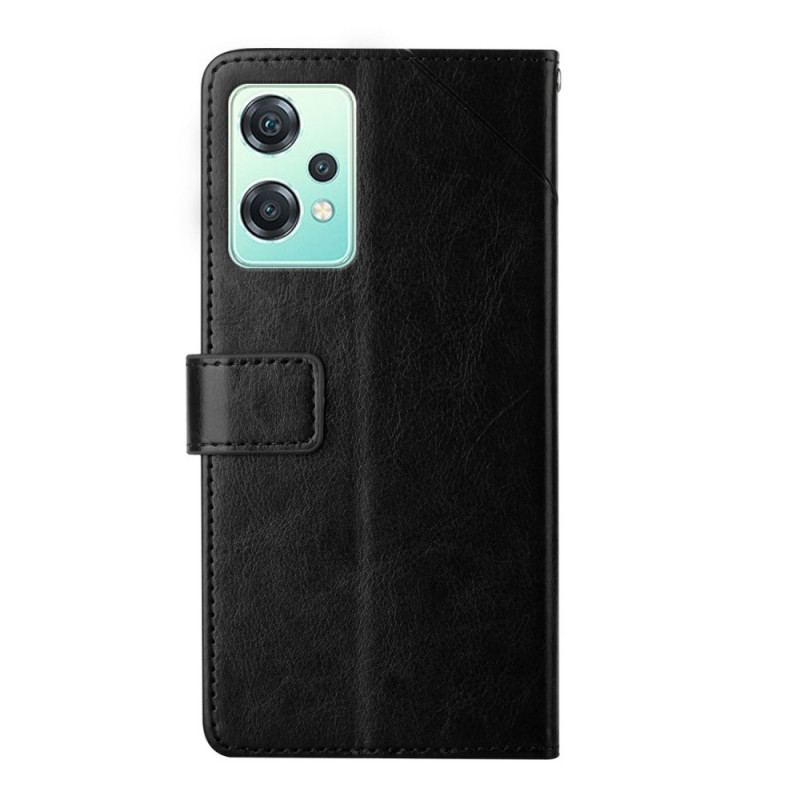 Capa Flip Para OnePlus Nord CE 2 Lite 5G Estilo Couro Y Design