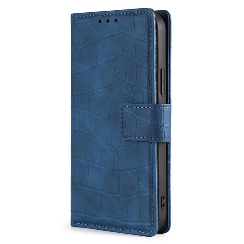 Capa Flip Para OnePlus Nord CE 2 Lite 5G Estilo De Pele De Crocodilo