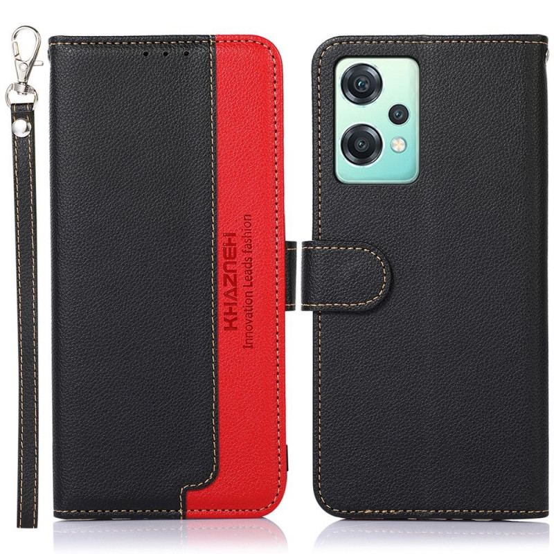 Capa Flip Para OnePlus Nord CE 2 Lite 5G Rfid Estilo Lichia