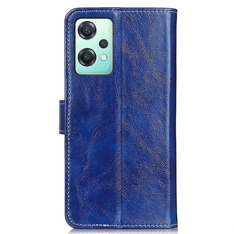 Capa Folio Para OnePlus Nord CE 2 Lite 5G Couro Sintético Brilhante