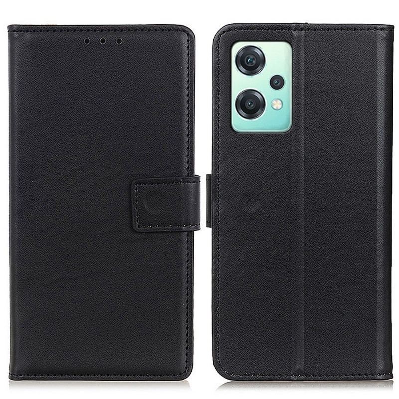 Capa Folio Para OnePlus Nord CE 2 Lite 5G Couro Sintético Liso