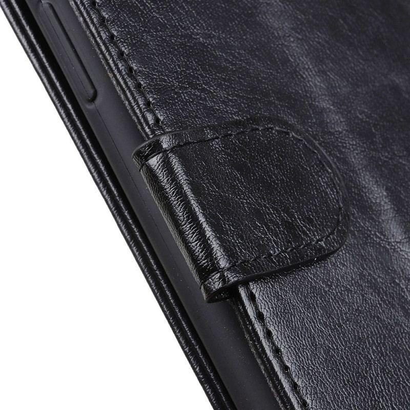 Capa Folio Para OnePlus Nord CE 2 Lite 5G Efeito Couro Texturizado