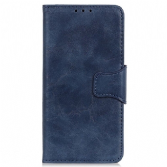 Capa Folio Para OnePlus Nord CE 2 Lite 5G Fecho Vintage De Couro Rachado