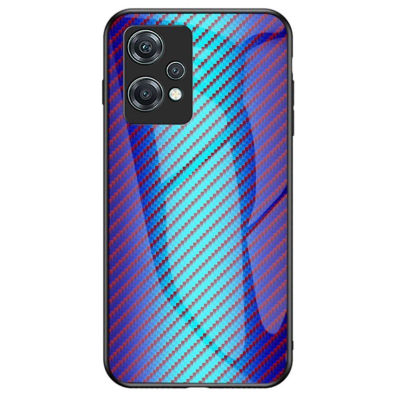 Capa Para OnePlus Nord CE 2 Lite 5G Vidro Temperado De Fibra De Carbono