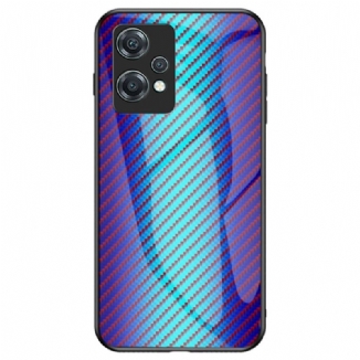 Capa Para OnePlus Nord CE 2 Lite 5G Vidro Temperado De Fibra De Carbono