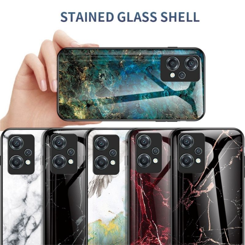 Capa Para OnePlus Nord CE 2 Lite 5G Vidro Temperado De Mármore