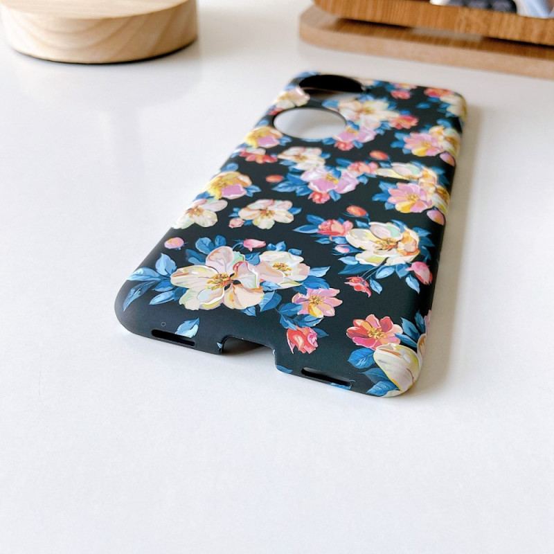 Capa Para Huawei P50 Pocket Flores