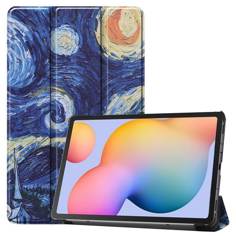 Capa De Celular Para Samsung Galaxy Tab S6 Lite A Noite Estrelada