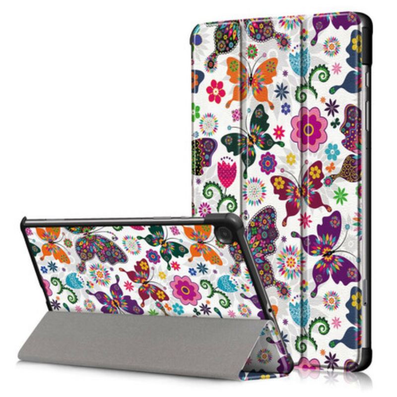 Capa De Celular Para Samsung Galaxy Tab S6 Lite Borboletas E Flores Aprimoradas