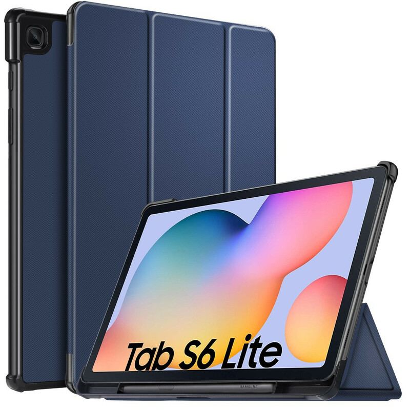 Capa De Celular Para Samsung Galaxy Tab S6 Lite Cantos Reforçados Com Três Dobras