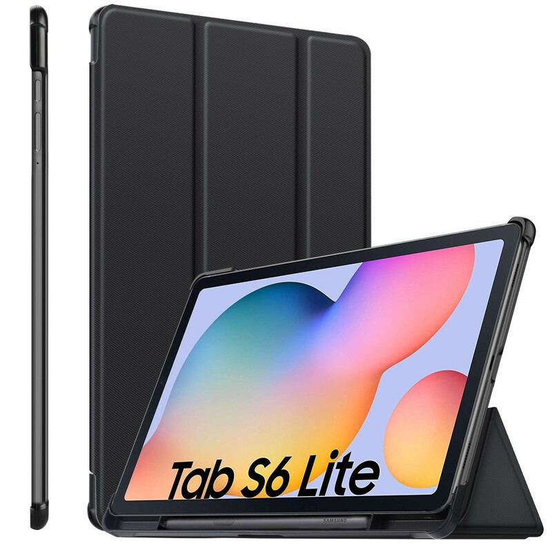 Capa De Celular Para Samsung Galaxy Tab S6 Lite Cantos Reforçados Com Três Dobras