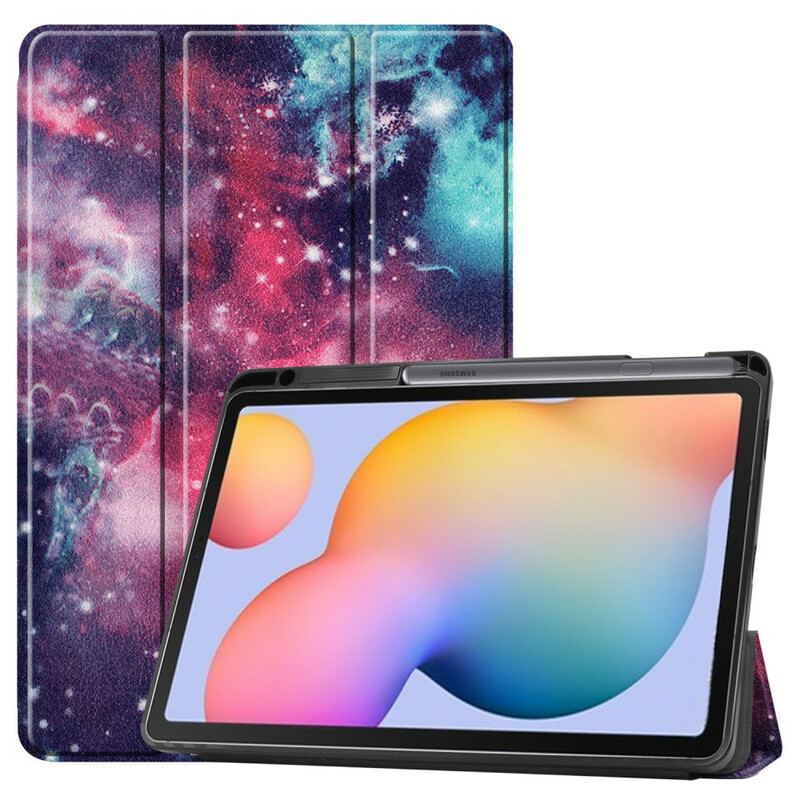 Capa De Celular Para Samsung Galaxy Tab S6 Lite Porta Lápis Espacial