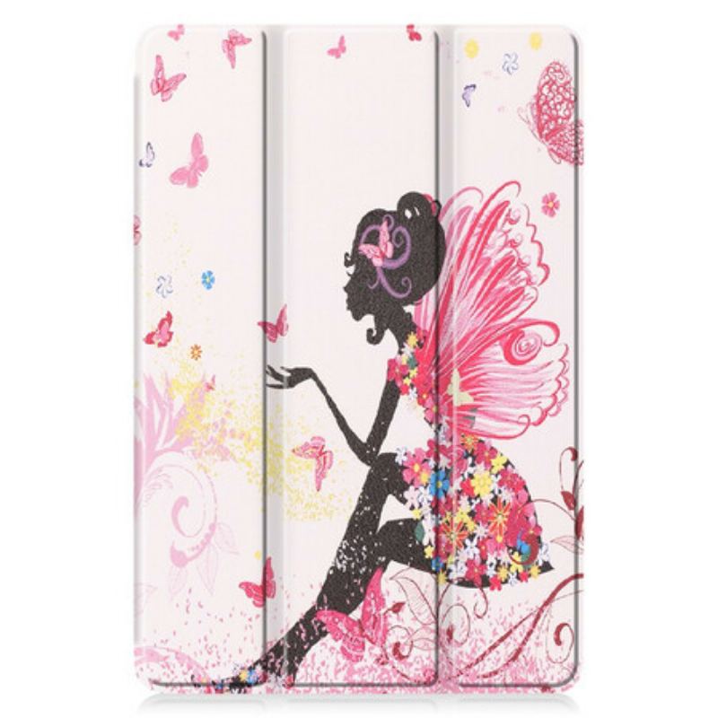 Capa De Celular Para Samsung Galaxy Tab S6 Lite Porta-lápis De Fada Floral