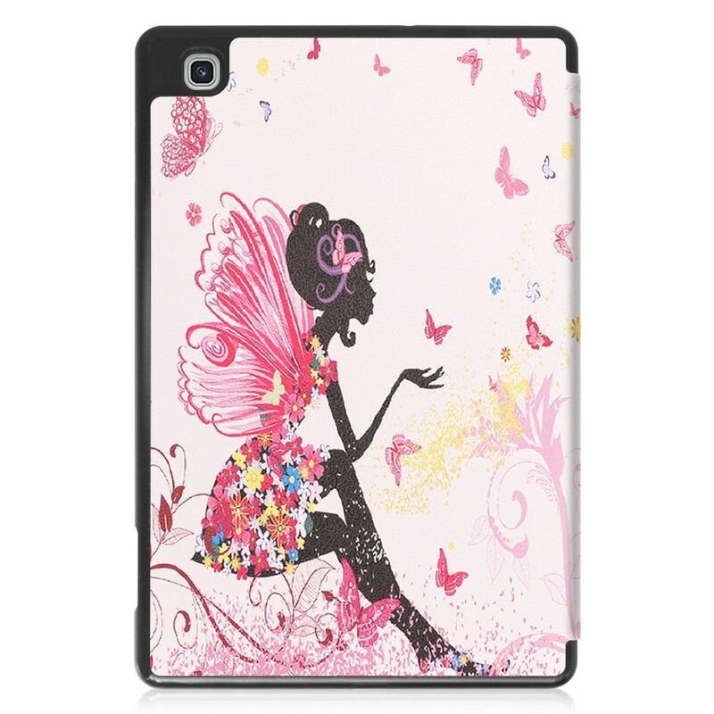 Capa De Celular Para Samsung Galaxy Tab S6 Lite Porta-lápis De Fada Floral