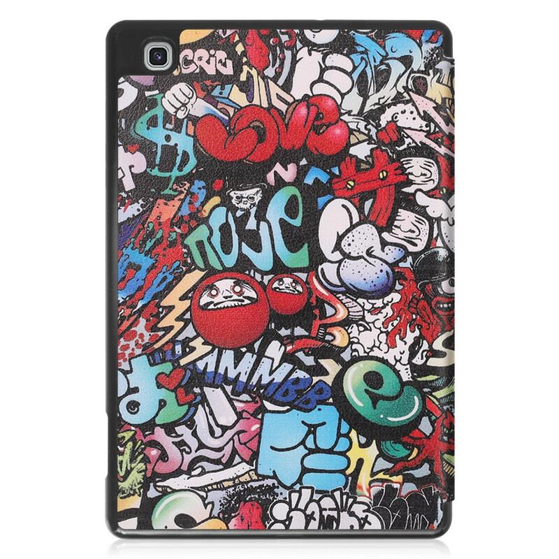 Capa De Celular Para Samsung Galaxy Tab S6 Lite Porta Lápis Grafite