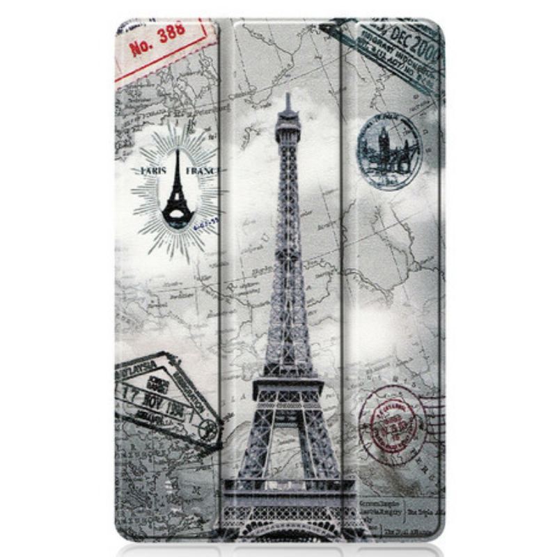 Capa De Celular Para Samsung Galaxy Tab S6 Lite Torre Eiffel Retrô