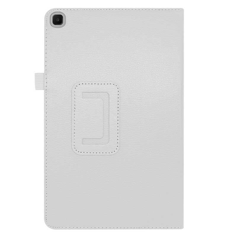 Capa De Couro Para Samsung Galaxy Tab S6 Lite 2 Abas De Couro Sintético De Lichia