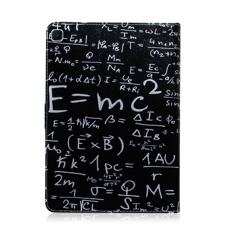 Capa De Couro Para Samsung Galaxy Tab S6 Lite Cálculos Matemáticos