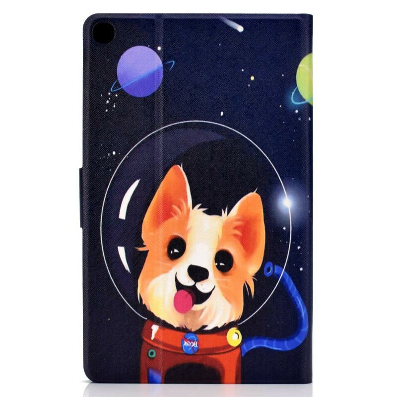 Capa De Couro Para Samsung Galaxy Tab S6 Lite Cao Espacial