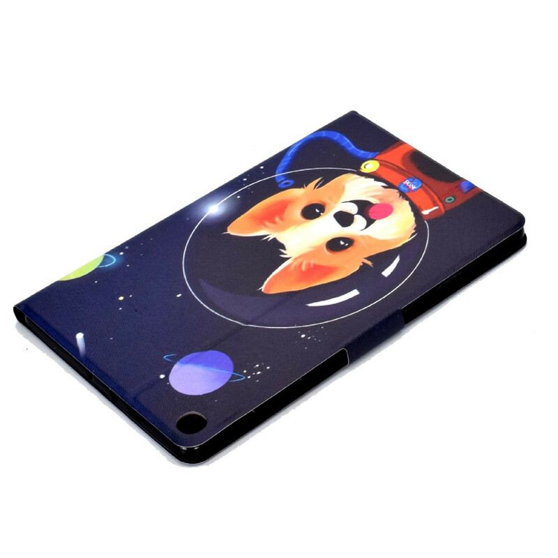 Capa De Couro Para Samsung Galaxy Tab S6 Lite Cao Espacial