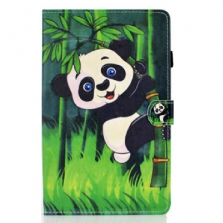 Capa De Couro Para Samsung Galaxy Tab S6 Lite Panda