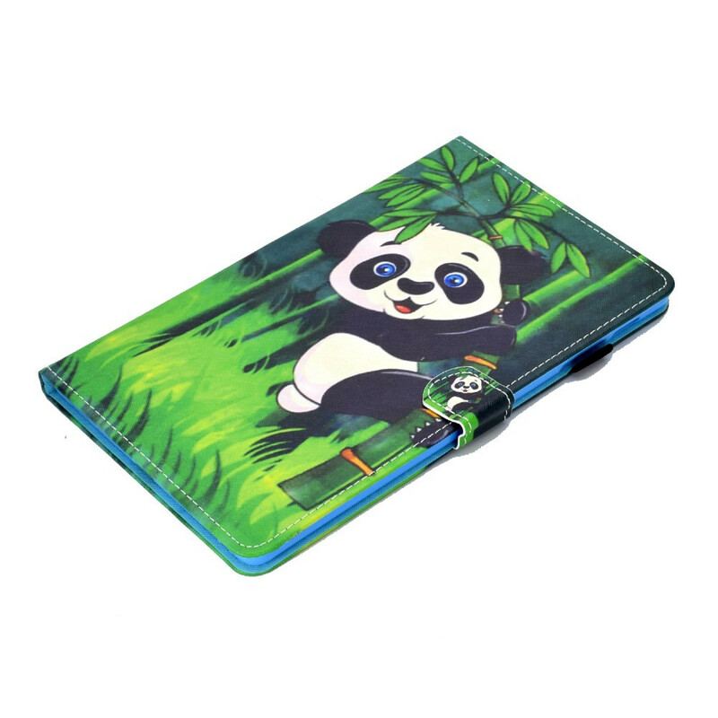 Capa De Couro Para Samsung Galaxy Tab S6 Lite Panda