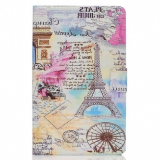 Capa De Couro Para Samsung Galaxy Tab S6 Lite Paris