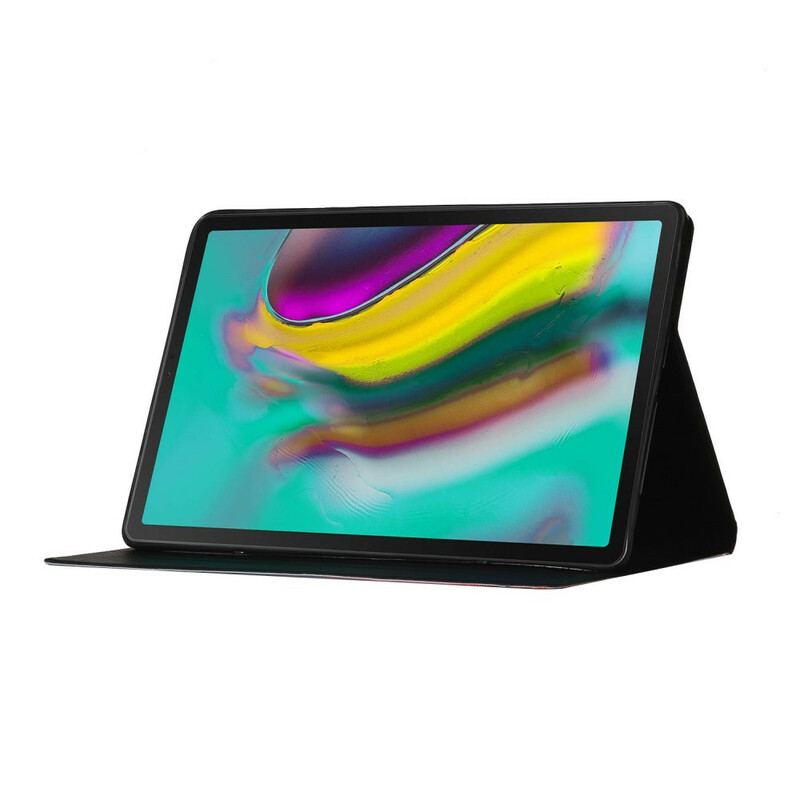 Capa Flip Para Samsung Galaxy Tab S6 Lite Amor Ao Pôr Do Sol