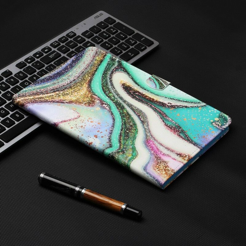 Capa Flip Para Samsung Galaxy Tab S6 Lite Artístico