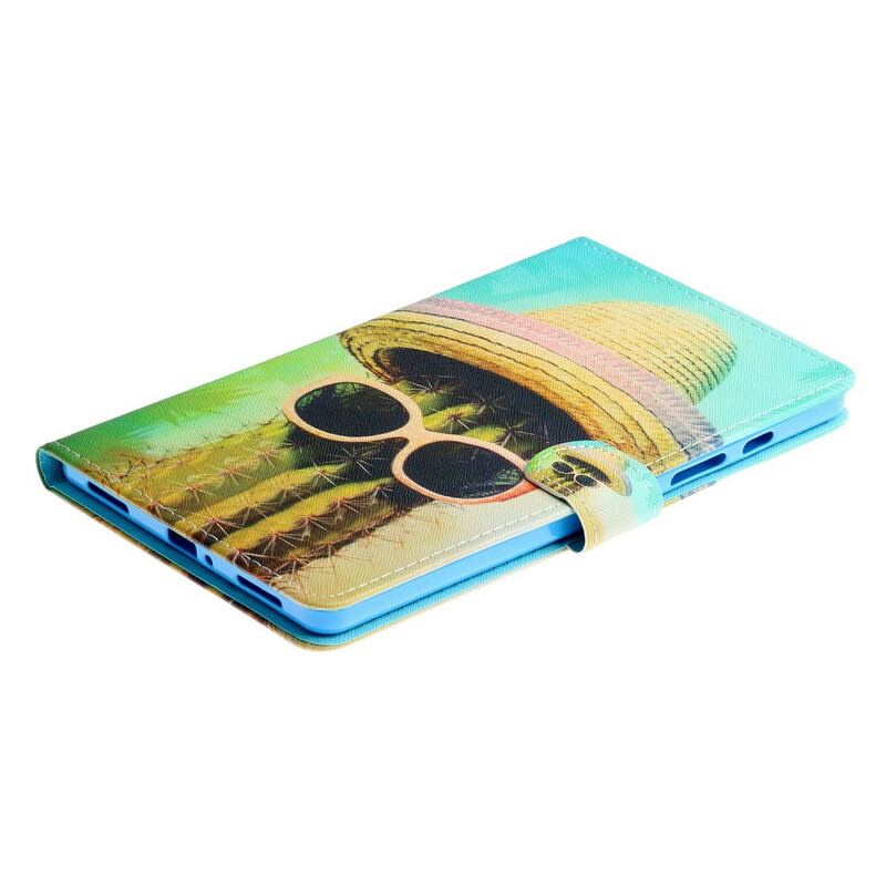 Capa Flip Para Samsung Galaxy Tab S6 Lite Cactos Relax