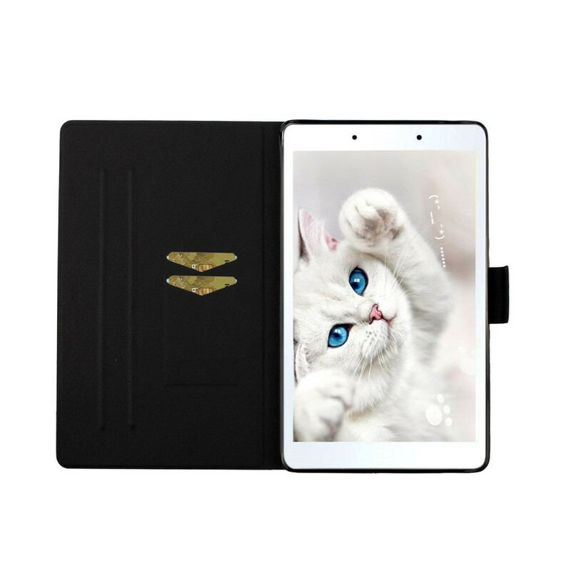 Capa Flip Para Samsung Galaxy Tab S6 Lite Estilo De Mármore