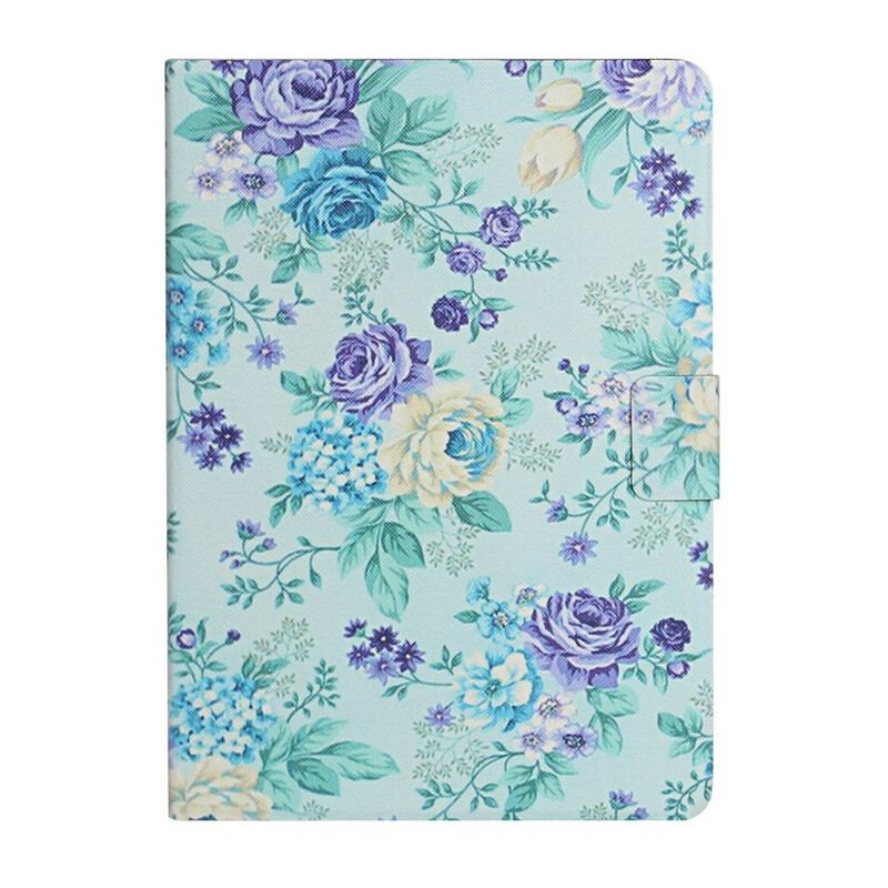 Capa Flip Para Samsung Galaxy Tab S6 Lite Flores Flores Flores