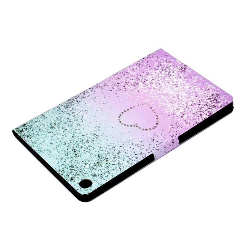 Capa Flip Para Samsung Galaxy Tab S6 Lite Lantejoulas Brilhantes