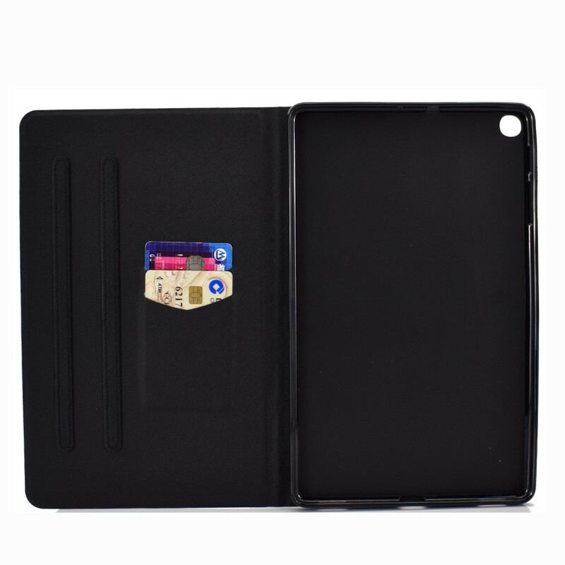 Capa Flip Para Samsung Galaxy Tab S6 Lite Lantejoulas Brilhantes