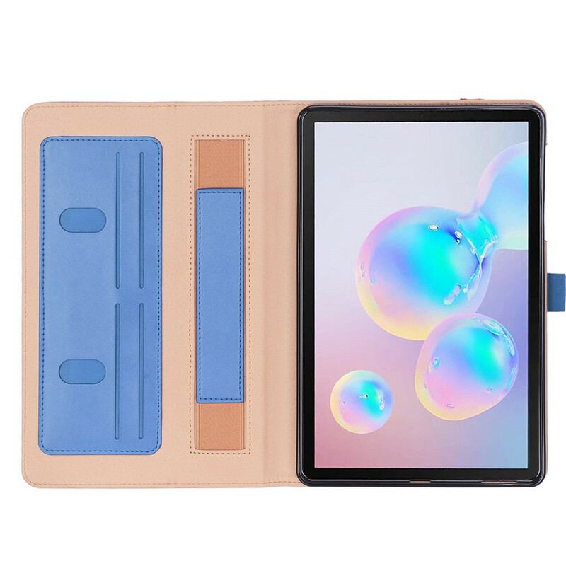 Capa Flip Para Samsung Galaxy Tab S6 Lite Negócios Multifuncionais