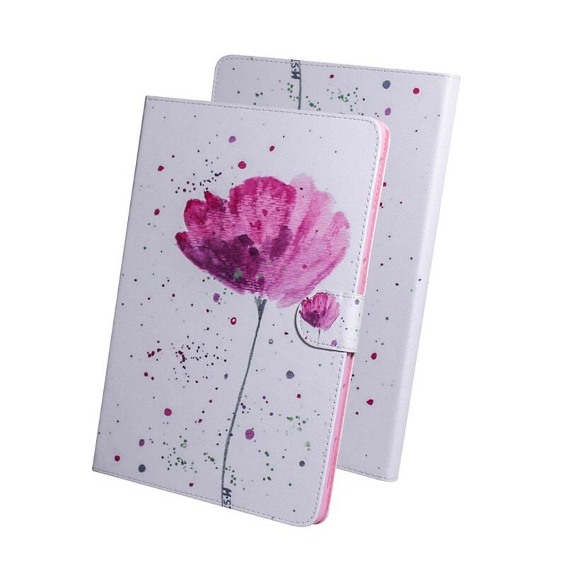 Capa Capa Flip Para Samsung Galaxy Tab S6 Lite Papoula