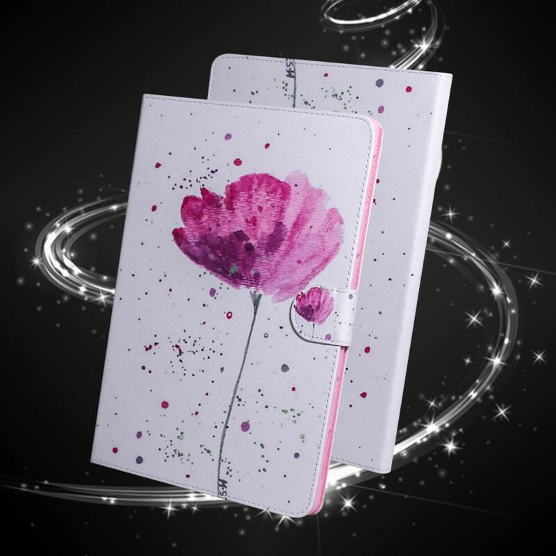 Capa Capa Flip Para Samsung Galaxy Tab S6 Lite Papoula